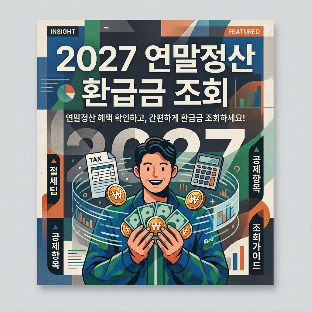 2027 연말정산 환급금 조회부터 지급일·세액공제 총정리: 13월의 월급 늘리는 실전 가이드 1 2027 연말정산 환급금 조회 방법 안내 대표 이미지2027 연말정산 환급금 조회 방법 안내 대표 이미지