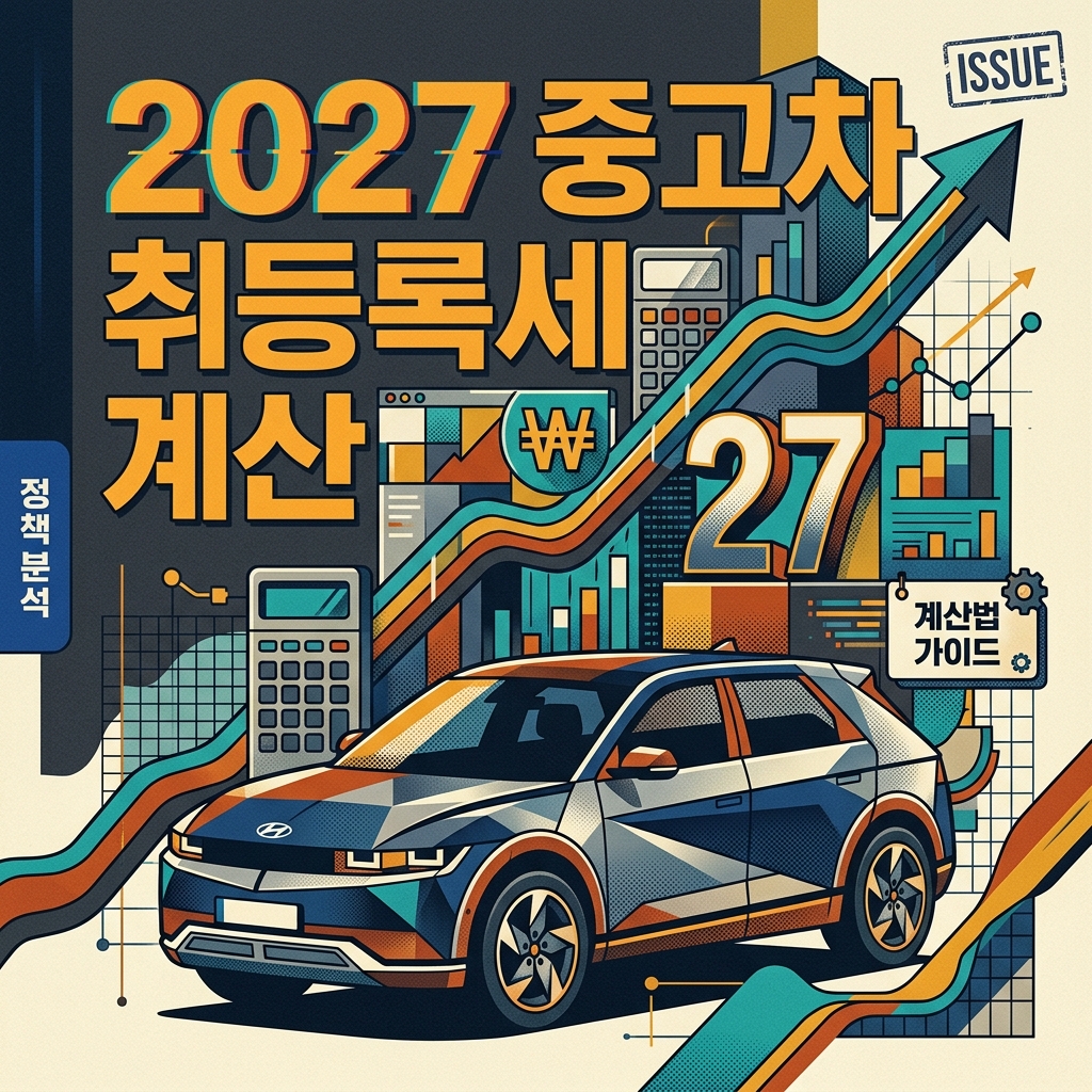 2027 중고차 취등록세 계산 방법 잔가율표 및 감면 기준 총정리 1 2027 중고차 취등록세 계산 방법 및 잔가율표 안내 썸네일 이미지