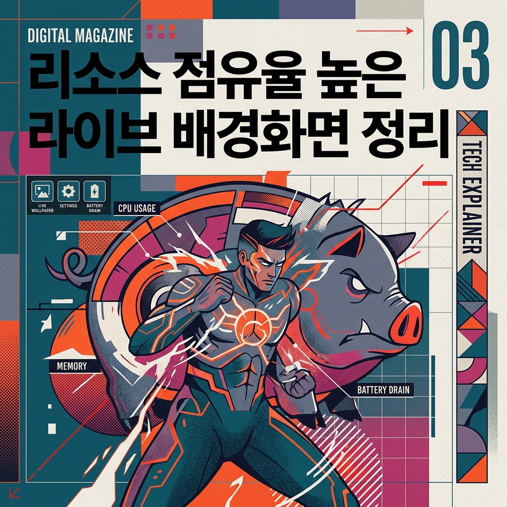 위젯 과다 배치 및 리소스 점유율 높은 라이브 배경화면 정리하기 1 리소스 점유율 높은 라이브 배경화면 정리 썸네일
