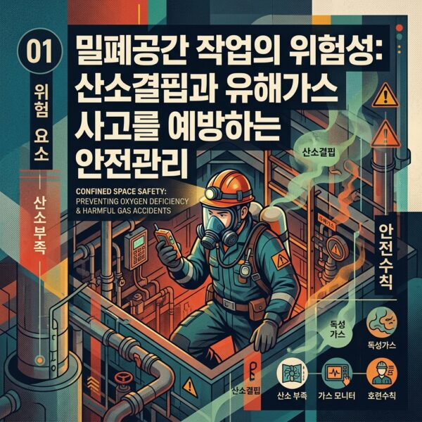 밀폐공간 작업의 위험성: 산소결핍과 유해가스 사고를 예방하는 안전관리 3 ai thumbnail poster 밀폐공간 작업의 위험성 산소결핍과 유해가스 사고를 예방하는 안전관리 1786974313