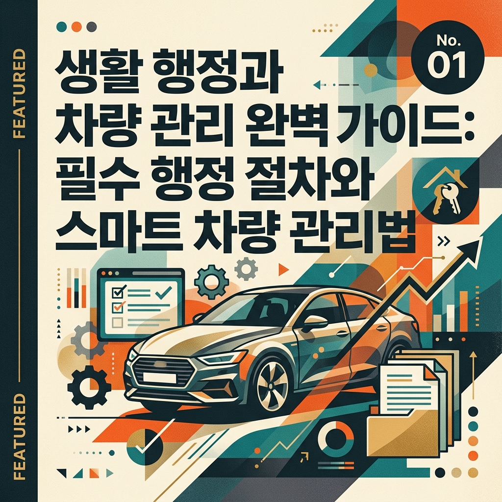 생활 행정과 차량 관리 완벽 가이드: 필수 행정 절차와 스마트 차량 관리법 1 생활 행정과 차량 관리 완벽 가이드 필수 행정 절차와 스마트 차량 관리법 썸네일 이미지