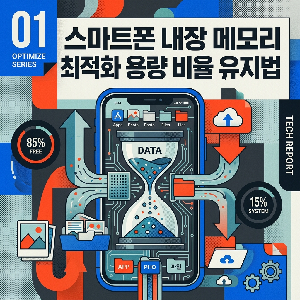 스마트폰 내장 메모리 최적화를 위한 최적의 남은 용량 비율 유지법 1 스마트폰 내장 메모리 최적화 용량 비율 유지법 썸네일