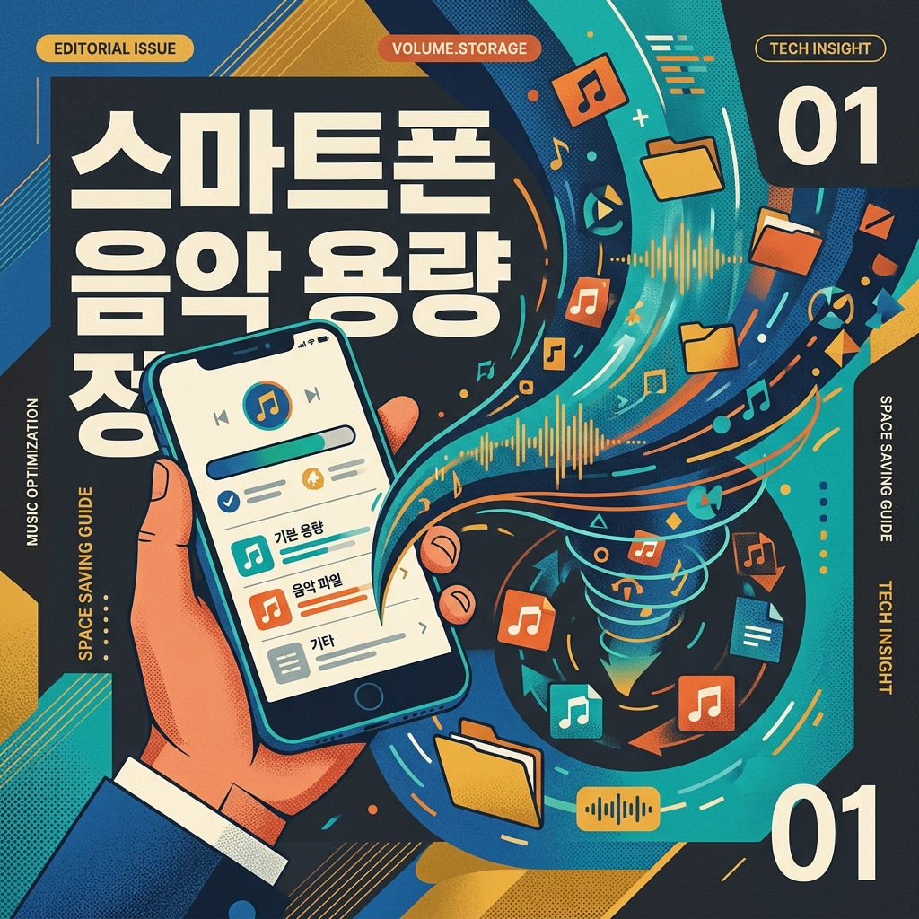 스마트폰 음원 라이브러리와 스트리밍 앱 오프라인 저장 파일 정리법 1 스마트폰 음악 파일 용량 정리 방법 안내