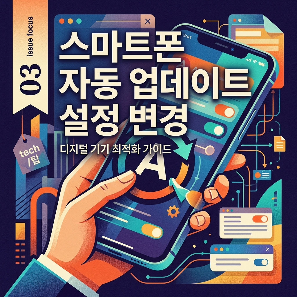 스마트폰 자동 업데이트 설정 변경을 통한 시스템 리소스 확보 1 스마트폰 자동 업데이트 설정 변경 안내 썸네일