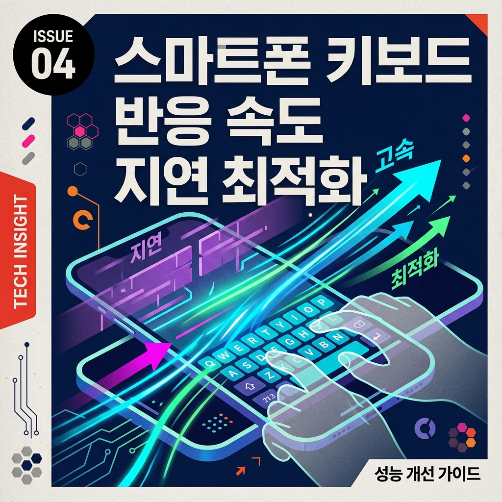 스마트폰 키보드 반응 속도 지연 해결 및 입출력 최적화 방법 1 스마트폰 키보드 반응 속도 지연 최적화 썸네일