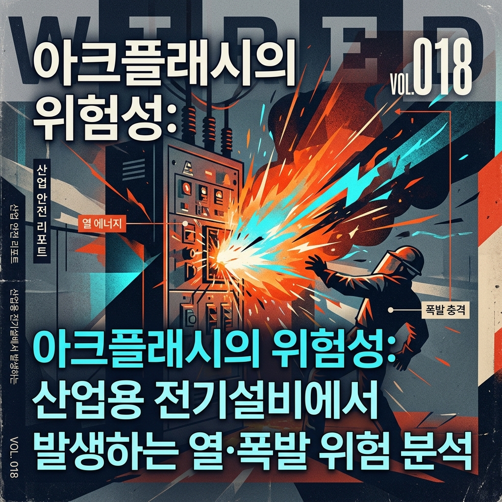 아크플래시의 위험성 산업용 전기설비에서 발생하는 열 폭발 위험 분석