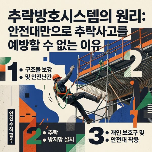 추락방호시스템의 원리: 안전대만으로 추락사고를 예방할 수 없는 이유 9 추락방호시스템의 원리 안전대만으로 추락사고를 예방할 수 없는 이유
